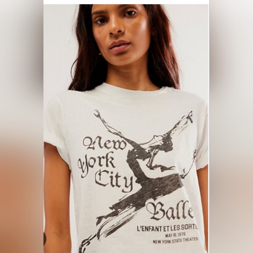 Free People The Bureau Ballet Tee